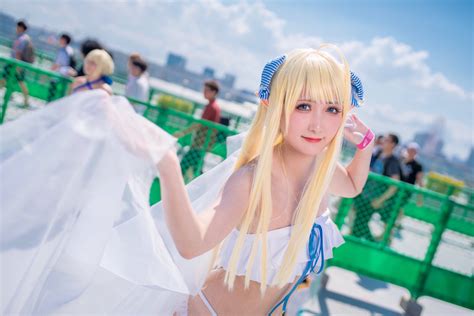 希林まおは🦒🎀14 15tgs On Twitter C96 3日目 ③ アズールレーン セントー 砂浜のウンディーネ 📸photo みゃおさん（ Pu Udr ） C96コスプレ