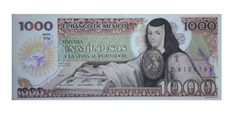 1 Billete Antiguo 1000 Pesos Mexicano 1985 Mercadolibre