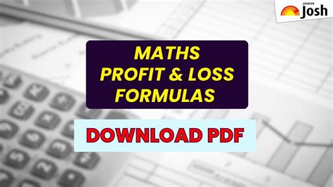 All Profit And Loss Formulas For Mathematics Basic Concepts Examples