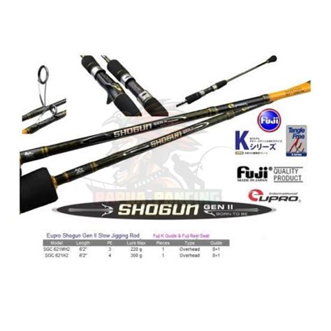 Jual EUPRO SHOGUN GEN II SLOW JIG OH SGC 621MH PE 3 PACKING PVC