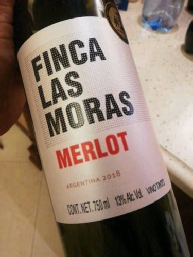 2018 Bodega Finca Las Moras Merlot Vivino US