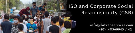 Iso And Corporate Social Responsibility Csr