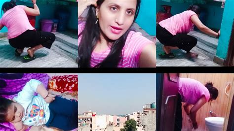 Indian Mom Morning Daily House Cleaning Routine Ii Sorry आज के Vlog में