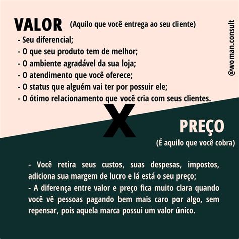 VALOR X PREÇO Qual é o mais relevante Qual a relação entre os dois