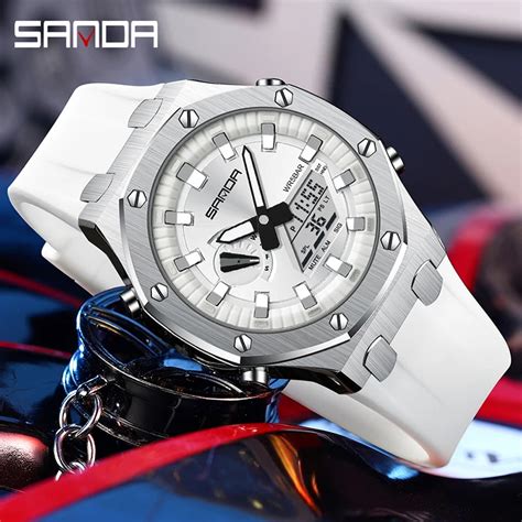 SANDA G Style Reloj De Pulsera Electr Nico Para Hombre Cron Grafo De