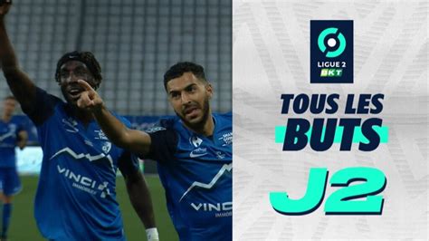 Revivez tous les buts de la 2ème journée de la Ligue 2 BKT 2023 2024