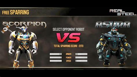 Real Steel Scorpion Vs Asura New Robots Christmas Update Живая сталь