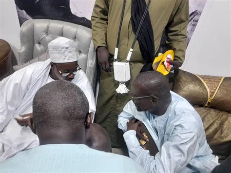 Magal Touba Dr Abdourahmane Diouf Reçu Par Serigne Bass Abdou Khadre