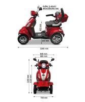 Rolektro E Quad Km H V Lithium Rot V Ah Watt