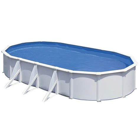 Conception Multifonctionnelle Gre Piscine Ovale Acier Gr Fidji