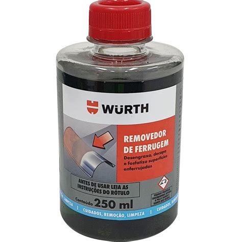 Removedor De Ferrugem Limpa Chassi W Max Wurth 250ml