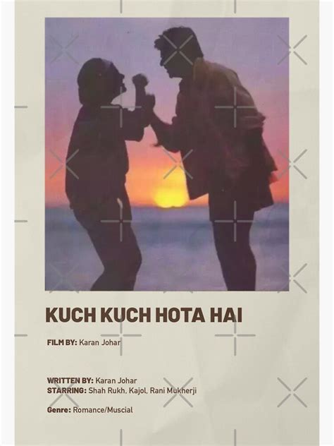 "Kuch Kuch hota hai - minimalist movie poster " Sticker for Sale by ...