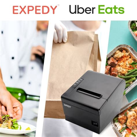 Expedy Uber Eats Bluetooth WiFi LAN Ethernet Receipt Printer Expedy