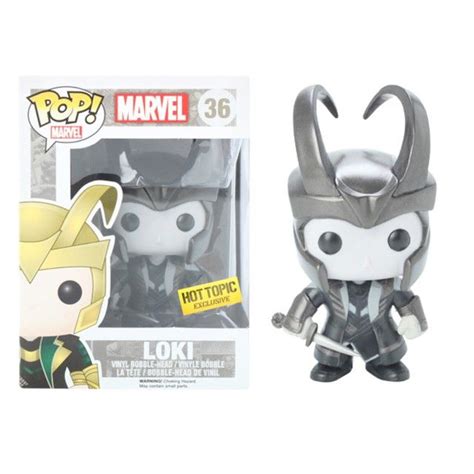 Preview Of The Hot Topic Exclusive Black White Loki Pop Vinyl By