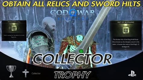 Obtain all Relics and Sword Hilts God of War RAGNARÖK Collector