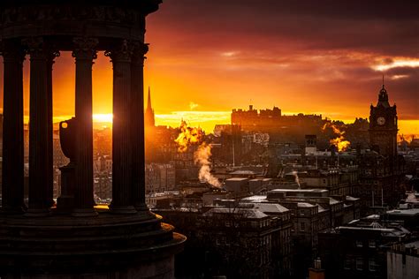 Edinburgh Sunset, Scotland - Professor Hines - ZEISS Ambassador, Adobe ...