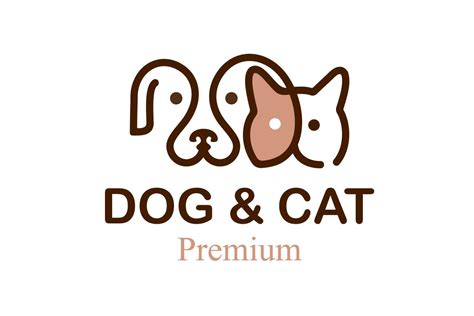 Cat And Dog Pet Logo Vector Icon For Pet Shop Or Pet Care And