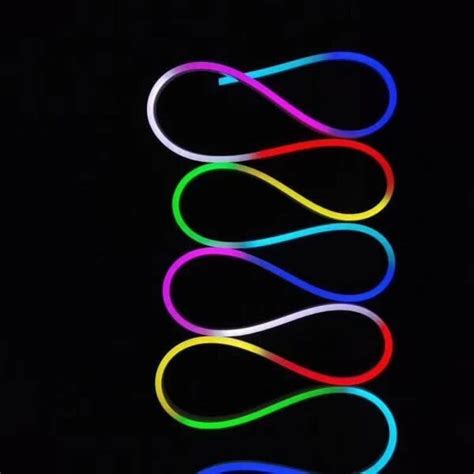 12x20 Silicone Neon Led Tube With Addressable Strip 12V Ws2811 RGB