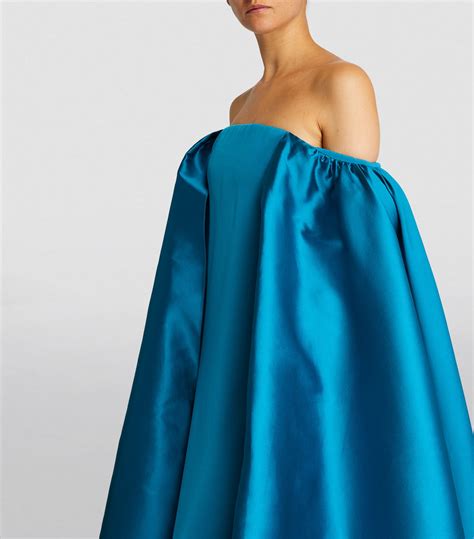 Alexis Mabille Off The Shoulder Cape Gown Harrods Us