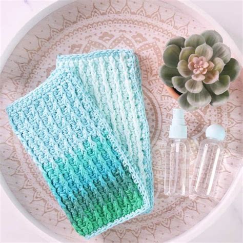 Easy Washcloth Crochet Pattern For Beginners Free Treasurie