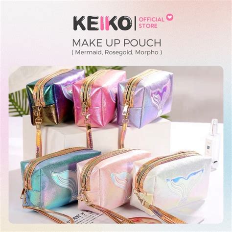 Jual TAS MAKEUP TRAVEL POUCH TAS MAKEUP Mermaid Tempat Pensil Pouch