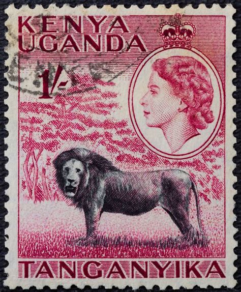 KENYA UGANDA TANGANYIKA CIRCA 1954 A Stamp Printed In Kenya Uganda