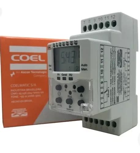 Interruptor Programador Hor Rio Timer Bwt Coel Saidas