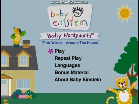 Baby Wordsworth DVD Menu | The True Baby Einstein Wiki | Fandom