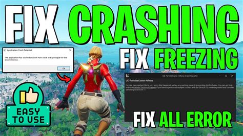 How To Fix CRASHING FREEZING In Fortnite Chapter 4 Season 4 ALL