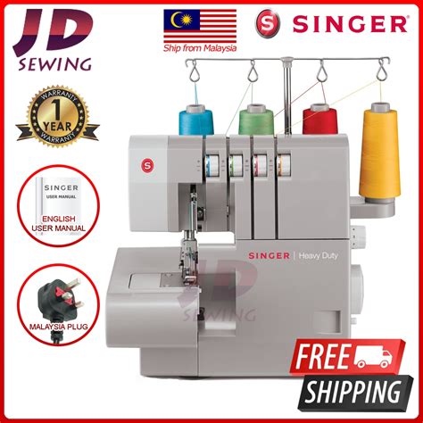 Singer Overlock Heavy Duty Hd Hd S Threads Mesin Jahit