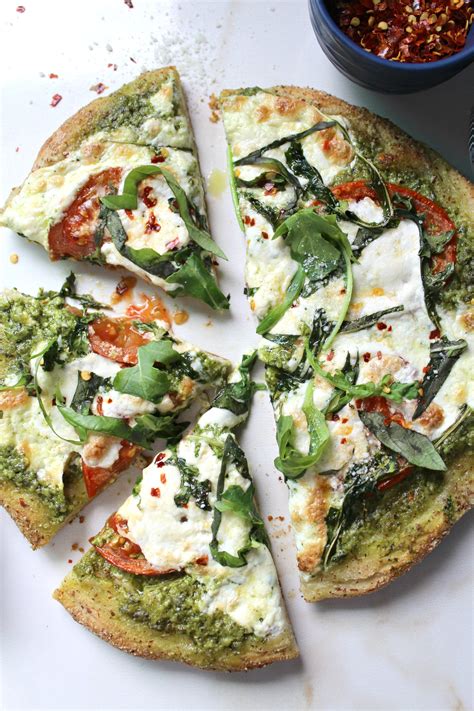 Pesto Burrata Pizza Recipe Arugula Pesto Burrata Pizza Pesto Recipe