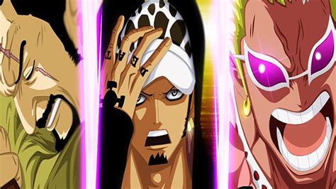 One Piece『amv』fujitora Vs Trafalgar Law Vs Doflamingo 【hd】 Youtube