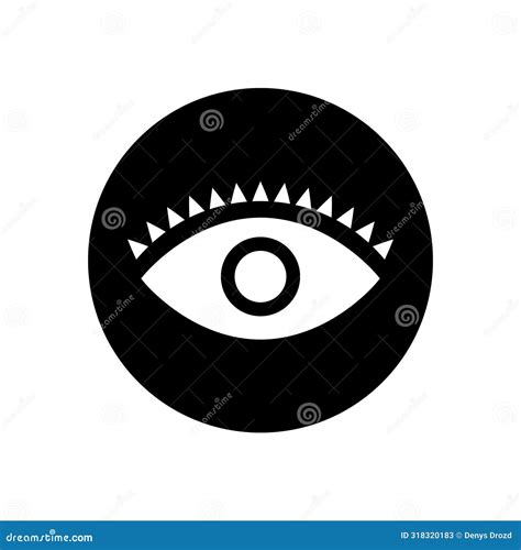 Eye Vector Icon Human Eye Vision And View Illustration Sign Visible