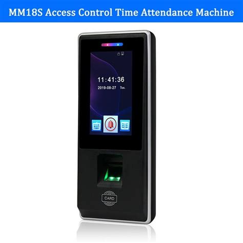 Touch Access Control Keyboard Fingerprint Biometric Password Time Attendance Card Reader Office