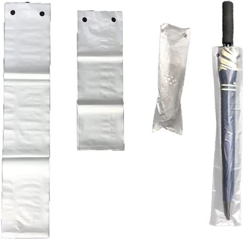 Amazon Universal Fit Umbrella Rain Bags Disposable Clear Plastic