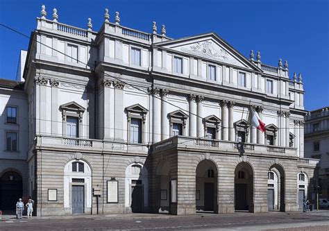 Milan's iconic opera house La Scala is inaugurated in 1778, with a ...