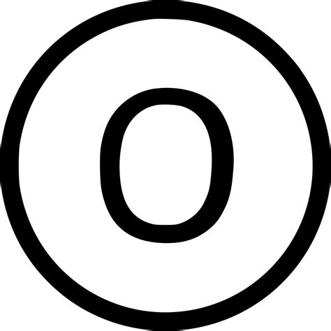 Letter O Png