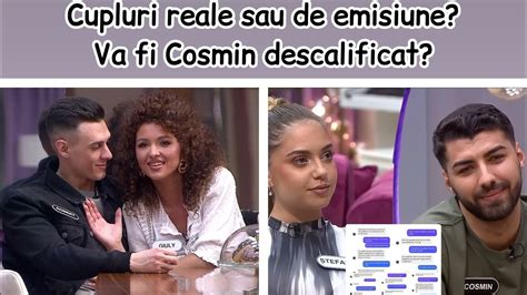 Misterul Conversa Iilor Va Fi Cosmin Descalificat Care Cuplu Este