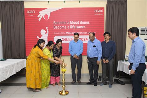 Udupi Adani Foundation Observes Go Red Blood Donation Drive