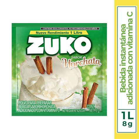 Zuko Bebida En Polvo Sabor Horchata Desde 3 10