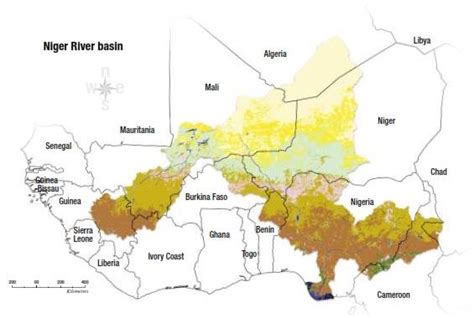 Land Use Land Cover Of The Niger River Basin Source World Wide Fund Download Scientific