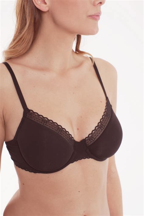 Soutien Gorge Avec Armatures Noir Issu De Fibres V G Tales La Petite