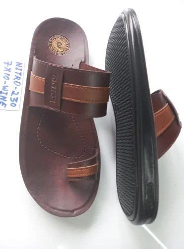 Tan Pu Gents Slipper At Pair In Mumbai Id