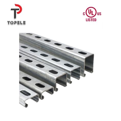 Hot DIP Galvanized Steel Slotted Strut Channel C Slotted Steel Profile