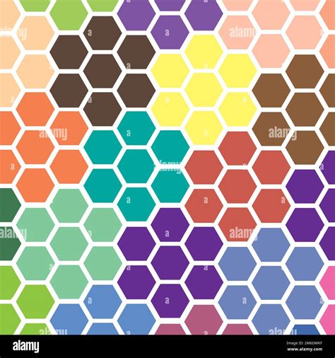 Abstract Hexagon Colorful Patterns Background Stock Photo - Alamy