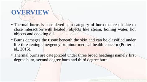 Acute Management Of Thermal Burns Desklib