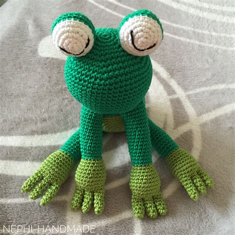 Frosch Erwin Häkelanleitung Nephi Handmade