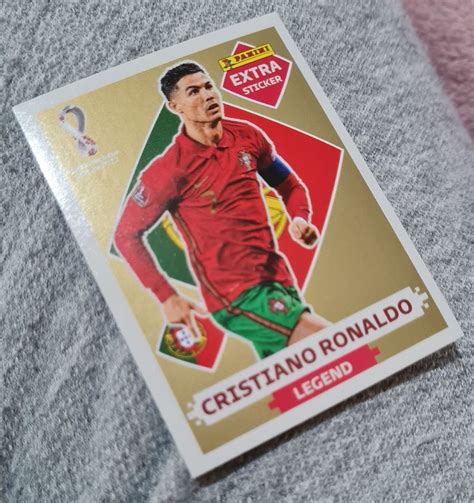 Figurinha Lend Ria Ouro Cristiano Ronaldo Item De Papelaria Panini