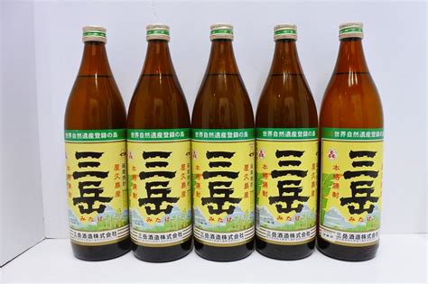 Yahooオークション 7016 酒祭 焼酎祭 三岳 900ml 25度 未開栓 5本セ