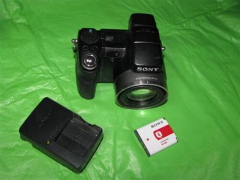 Sony Cyber Shot Dsc H9 81mp Digital Camera Black Tested Work